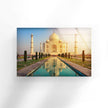 Taj Mahal in India Tempered Glass Wall Art