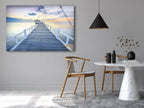 Sea View Tempered Glass Wall Art