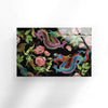 Japanese Dragon Tempered Glass Wall Art