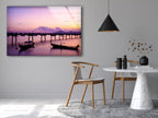 Sunset View Tempered Glass Wall Art