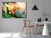 Vivid Floral Tempered Glass Wall Art