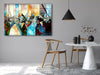 Fractal Abstract Tempered Glass Wall Art