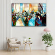 Fractal Abstract Tempered Glass Wall Art