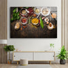 Spices Kitchen Tempered Glass Wall Art