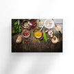 Spices Kitchen Tempered Glass Wall Art