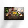 Spices Kitchen Tempered Glass Wall Art