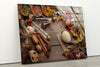Spices Food Tempered Glass Wall Art