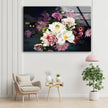 Colorful Flower Tempered Glass Wall Art