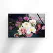 Colorful Flower Tempered Glass Wall Art