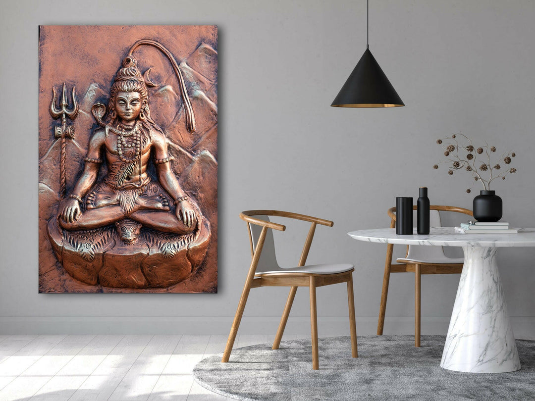 Spiritual Buddha Wall Art on Glass | Unique Glass Photos