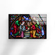 Christ Window Tempered Glass Wall Art