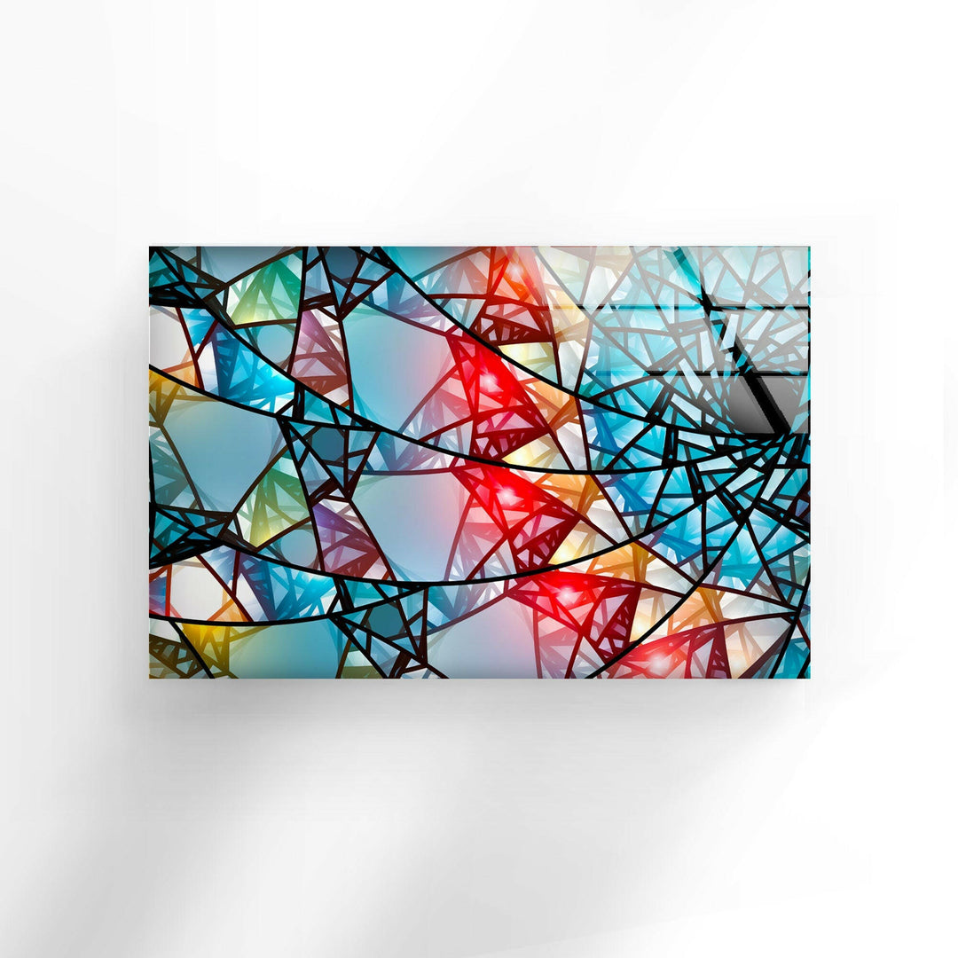 Colorful Mosaic Art Glass Wall Art stained glass wall art, stained glass wall decor