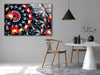 Fractal Abstract Tempered Glass Wall Art
