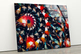 Fractal Abstract Tempered Glass Wall Art