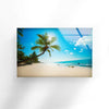 Sea Beach Tempered Glass Wall Art
