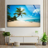 Sea Beach Tempered Glass Wall Art