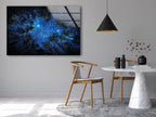 Night Sky View Tempered Glass Wall Art