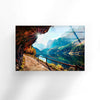 Sunny Autumn View Tempered Glass Wall Art