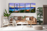 Bridge View Tempered Glass Wall Art