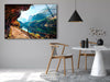 Sunny Autumn View Tempered Glass Wall Art