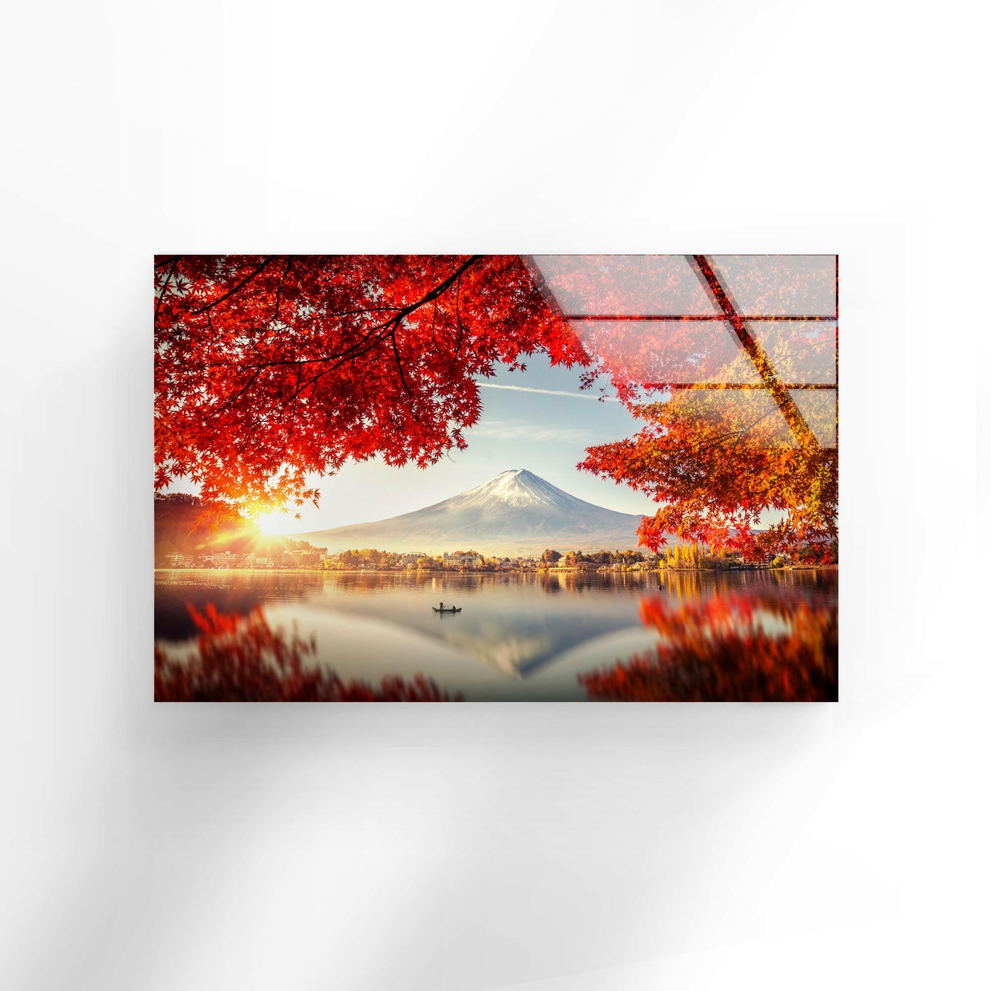 赤富士オブジェ 大 Red Mt.Fuji Art object L｜ホビー・楽器