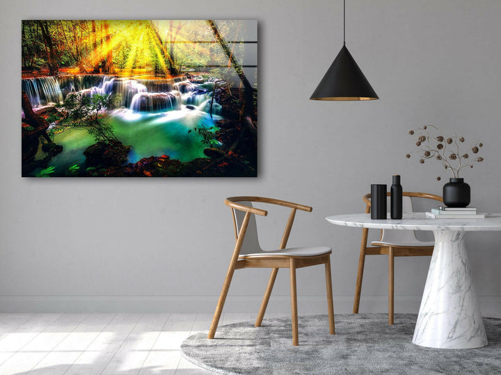 Large landscape wall art transforming spaces with bold, immersive depictions of natural landscapes

