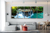 Nature Panoramic Tempered Glass Wall Art