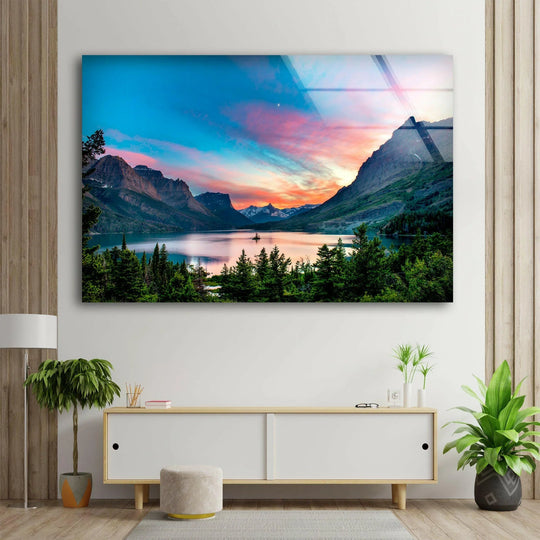 Artistic landscape art blending creativity with breathtaking natural imagery for any decor style

