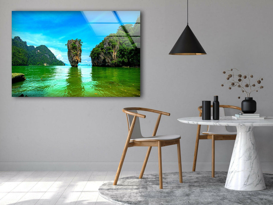 Best landscape art prints of a world-famous island surrounded by pristine ocean waters.
