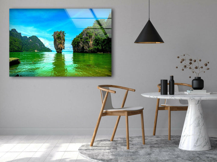 Best landscape art prints of a world-famous island surrounded by pristine ocean waters.
