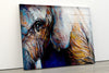 Elephant Tempered Glass Wall Art
