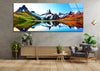 Lake View Tempered Glass Wall Art