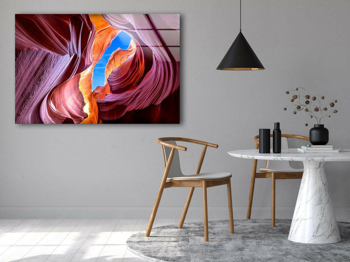Glaswandkunst im Lower Antelope Grand Canyon