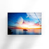 Galaxy and Landscape Tempered Glass Wall Art