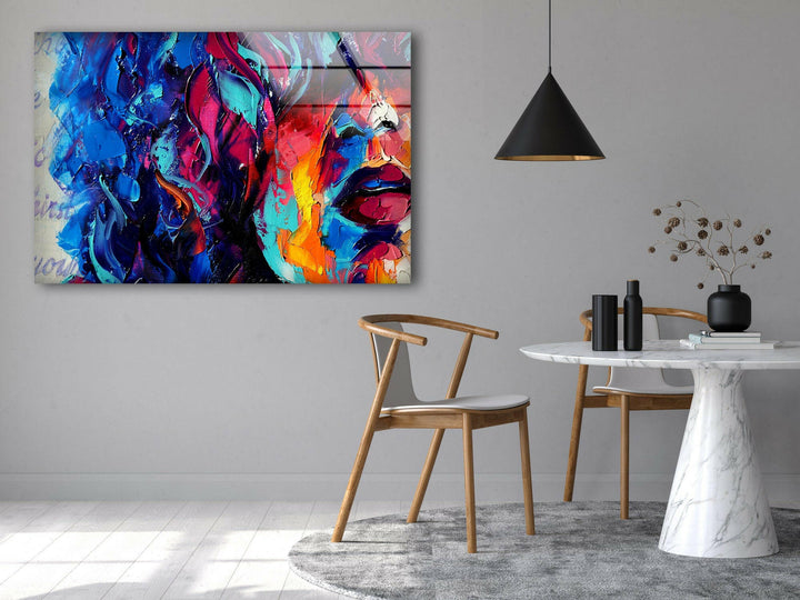 Woman Painting Art Cool Art Prints & Glass Wall Pictures