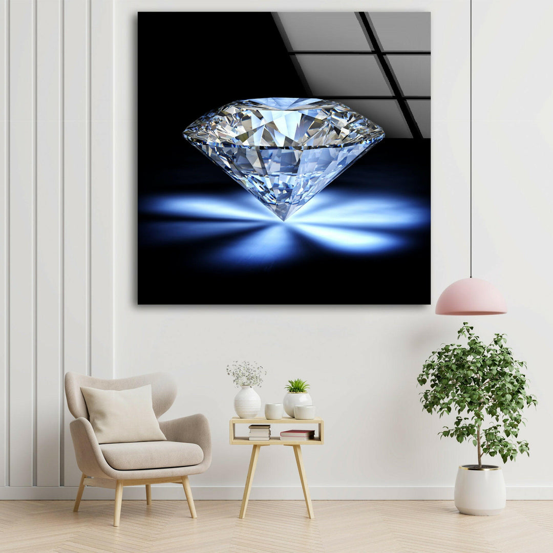 Shining Diamond Tempered Glass Wall Art - MyPhotoStation