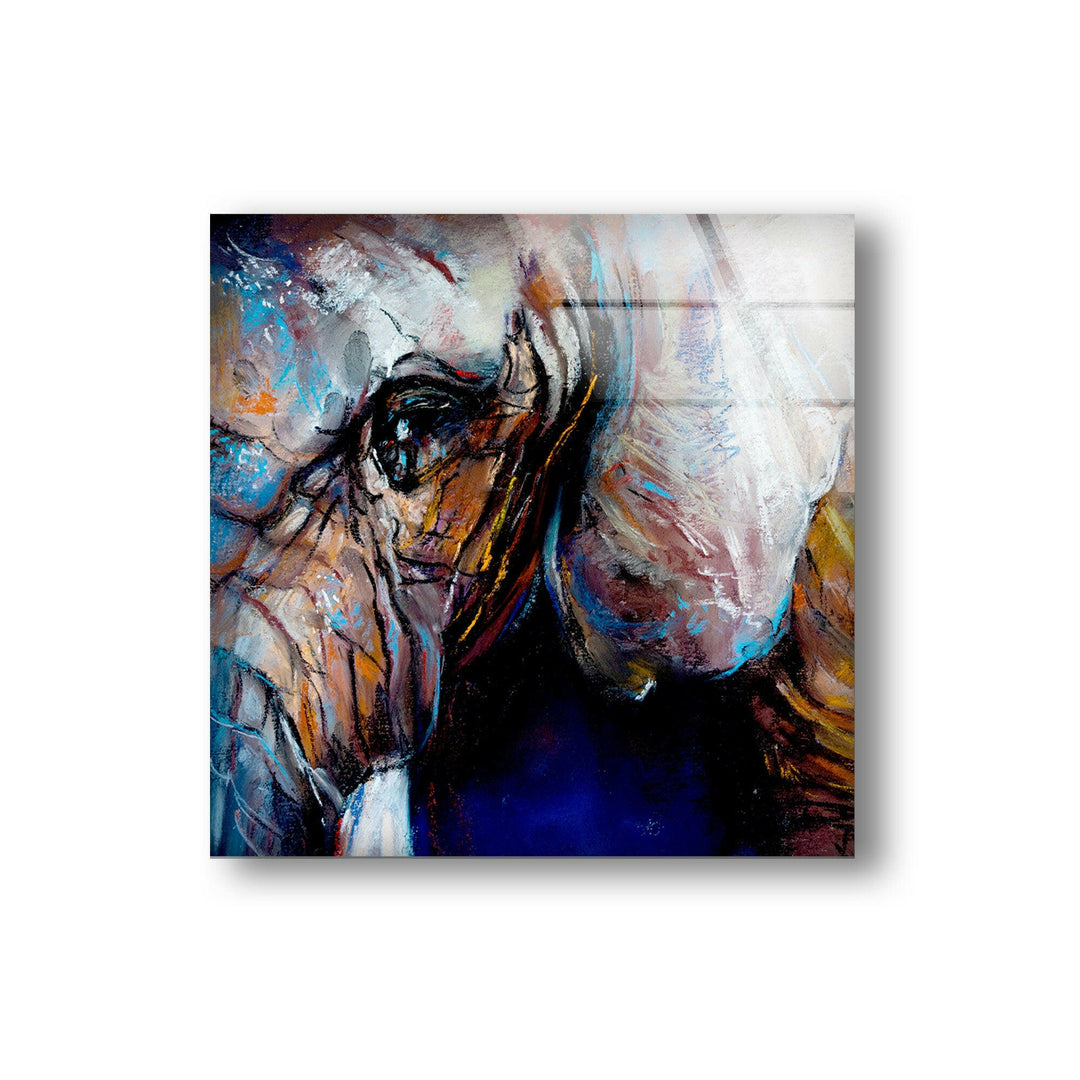 Elephant Tempered Glass Wall Art - MyPhotoStation