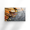 Spoon Spices Kitchen Tempered Glass Wall Art