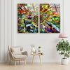 Colorful Stained Abstract Tempered Glass Wall Art