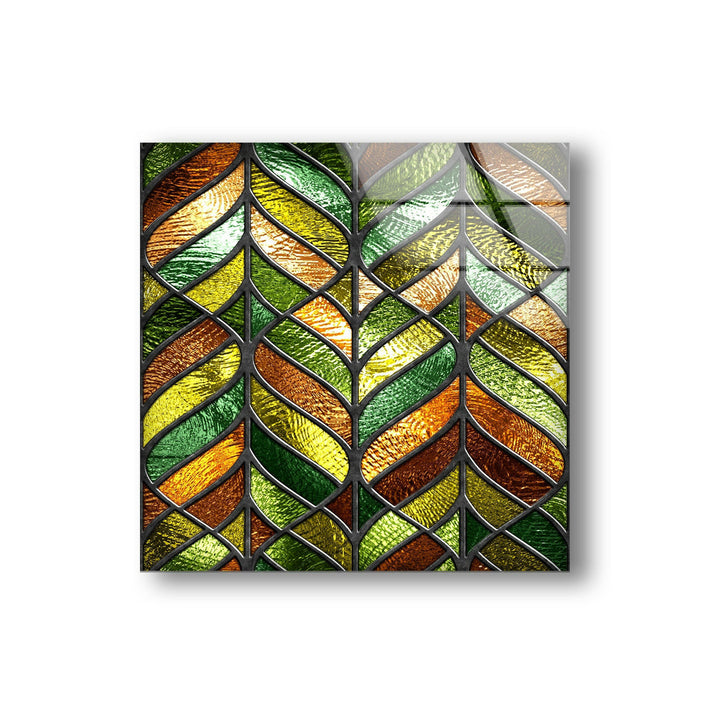 Green Stained Glass Wall Art large glass photo prints, glass wall photos