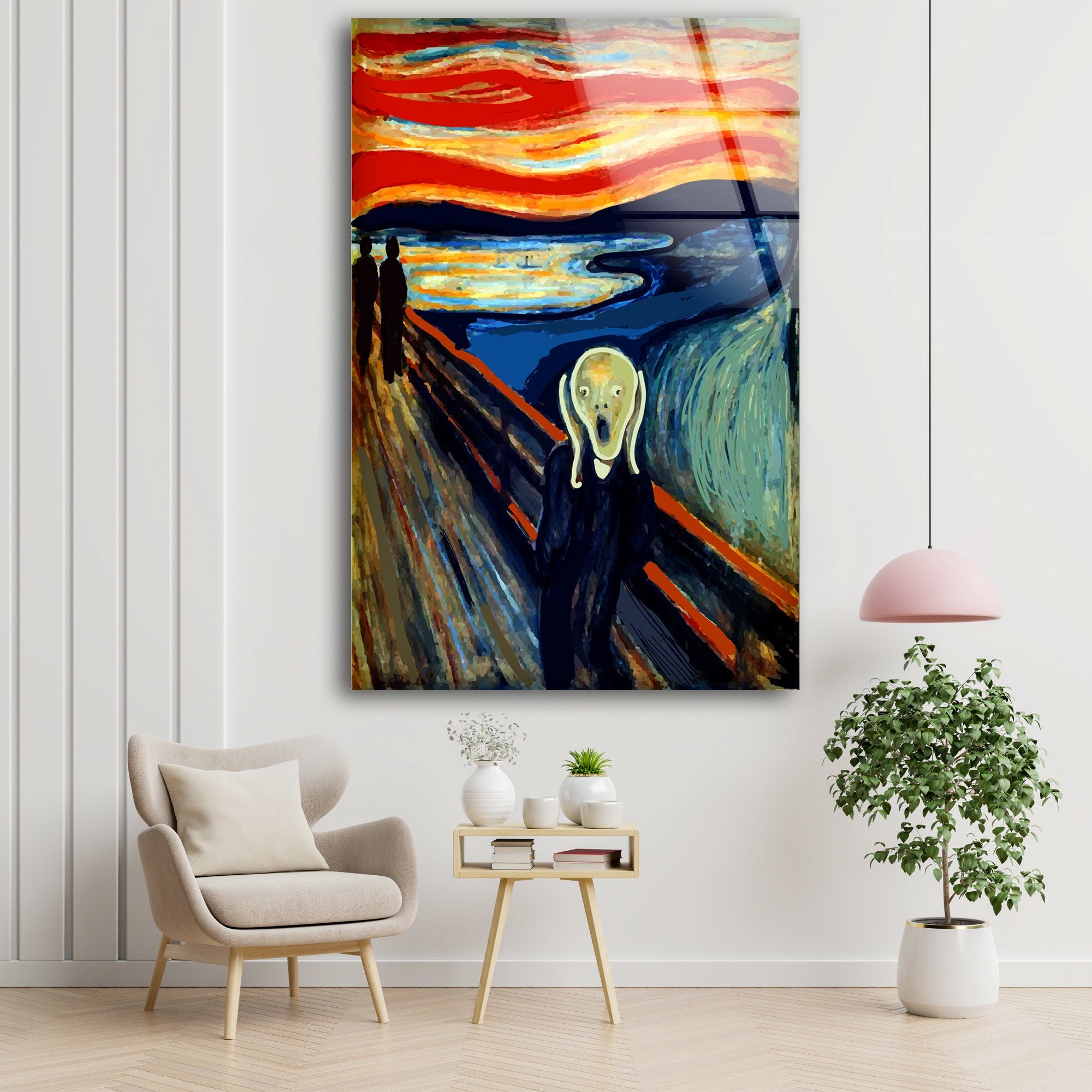 Edvard Munch The Scream Tempered Glass Wall Art