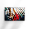 Feather Tempered Glass Wall Art
