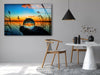 Lake Landscape Tempered Glass Wall Art
