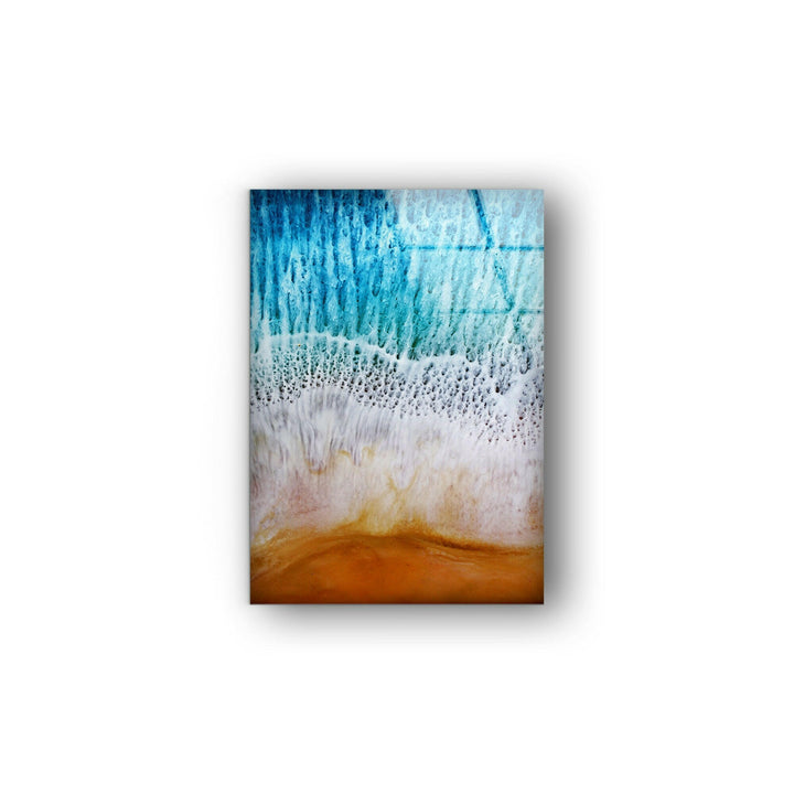 Decorate your space with the mesmerizing motion of ocean waves in a modern abstract style.
