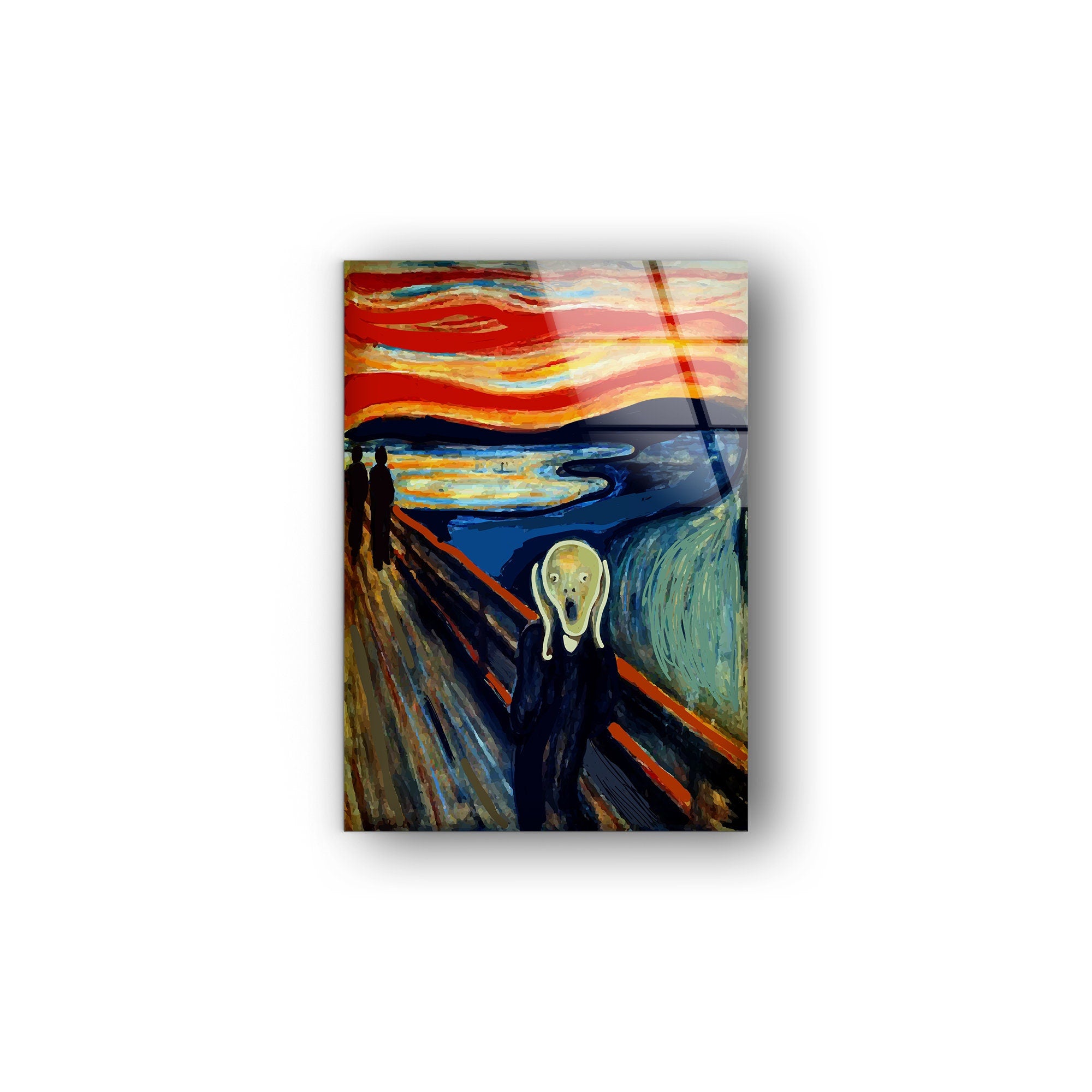 Edvard Munch The Scream Tempered Glass Wall Art