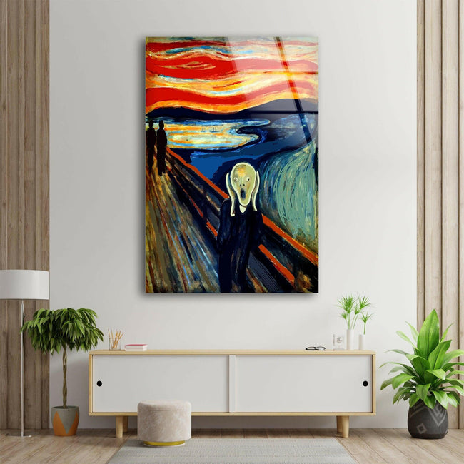 Edvard Munch The Scream Tempered Glass Wall Art