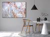 Marble Pattern Tempered Glass Wall Art