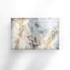 White Marble Abstract Tempered Glass Wall Art