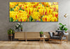 Yellow Tulips Tempered Glass Wall Art
