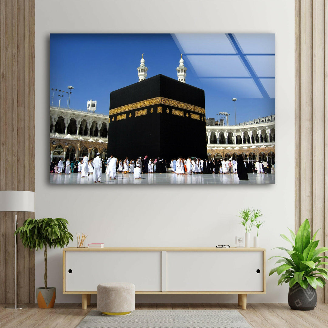 Mecca Kaaba Art Glass Art for the Wall